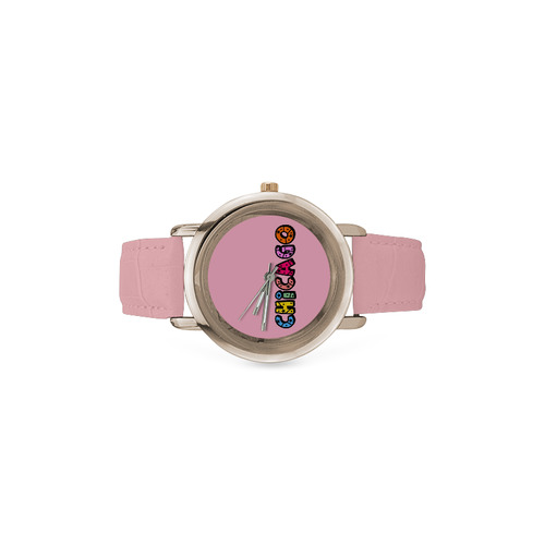 Chicago by Popart Lover Women's Rose Gold Leather Strap Watch(Model 201)