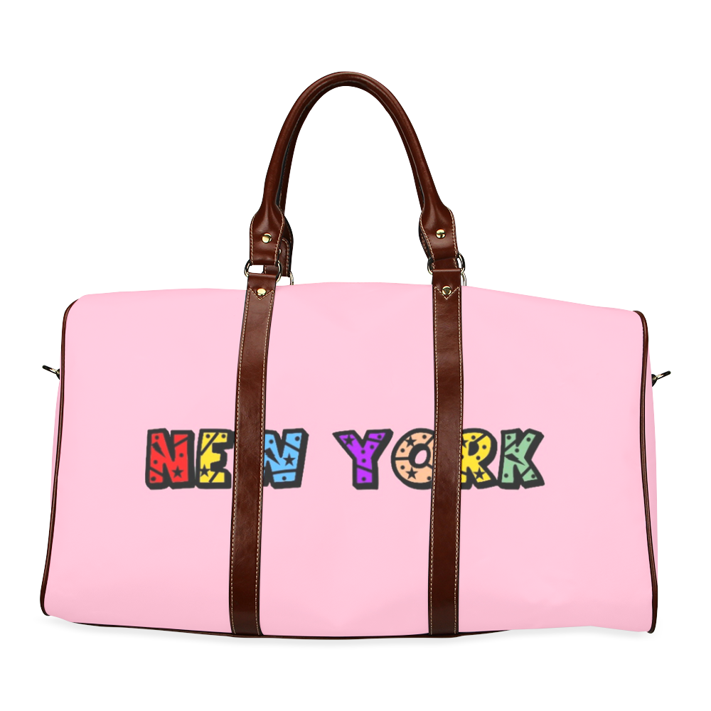 New York by Popart Lover Waterproof Travel Bag/Large (Model 1639)