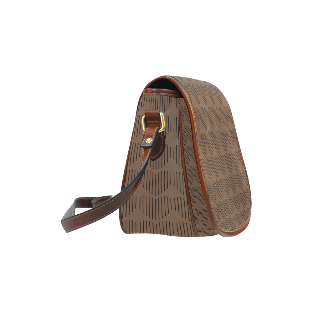 Zappy Hearts Saddle Bag/Small (Model 1649) Full Customization