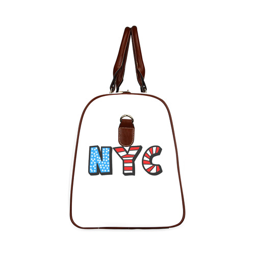 NYC by Popart Lover Waterproof Travel Bag/Large (Model 1639)