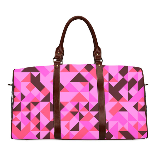 New in shop! Vintage girly designers Bag / PIXEL ART Waterproof Travel Bag/Large (Model 1639)