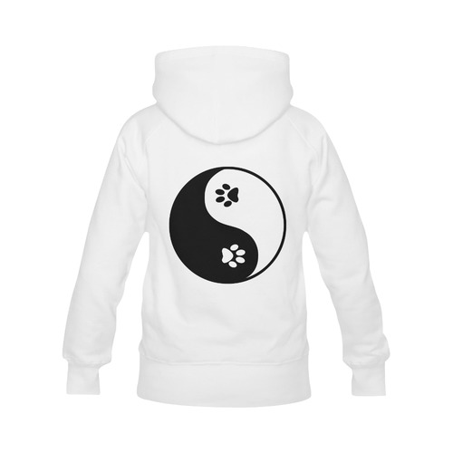 Cute Yin Yang Paws Men's Classic Hoodie (Remake) (Model H10)