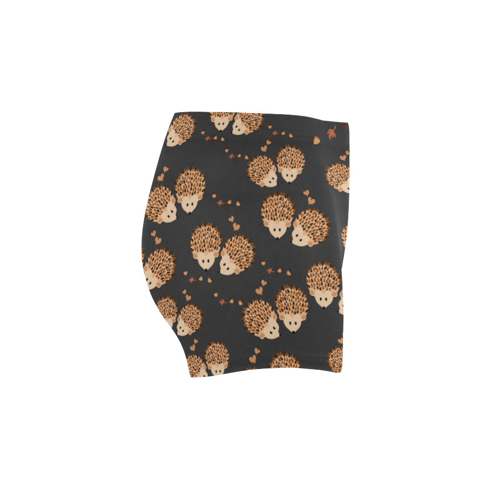 Hedgehogs in autumn Briseis Skinny Shorts (Model L04)