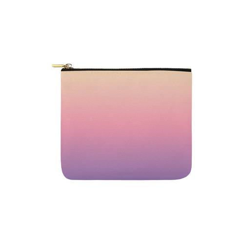 Pink Pastels Ombre Graduated Colors Carry-All Pouch 6''x5''