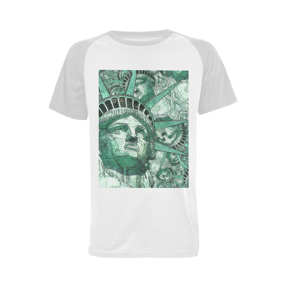 Liberty 20161102 Men's Raglan T-shirt Big Size (USA Size) (Model T11)