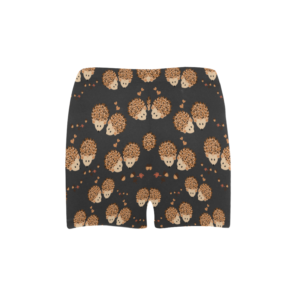 Hedgehogs in autumn Briseis Skinny Shorts (Model L04)