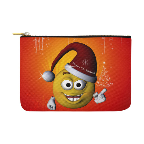 The funny christmas smiley Carry-All Pouch 12.5''x8.5''