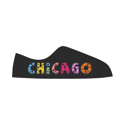 Chicago by Popart Lover Women's Canvas Zipper Shoes/Large Size (Model 001)