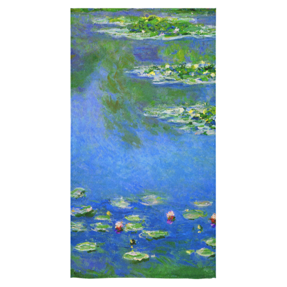 Claude Monet Water Lilies 1906 Floral Fine Art Bath Towel 30"x56"