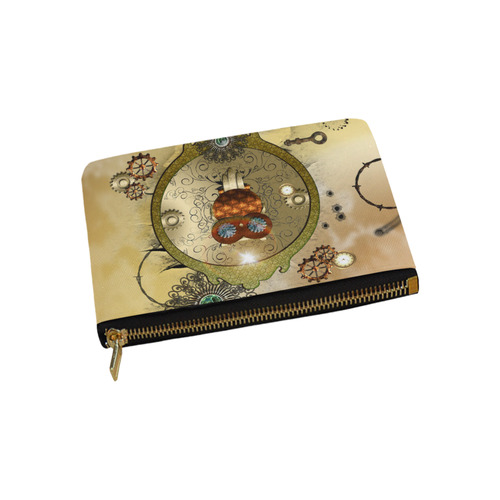 Steampunk, wonderful owl Carry-All Pouch 9.5''x6''