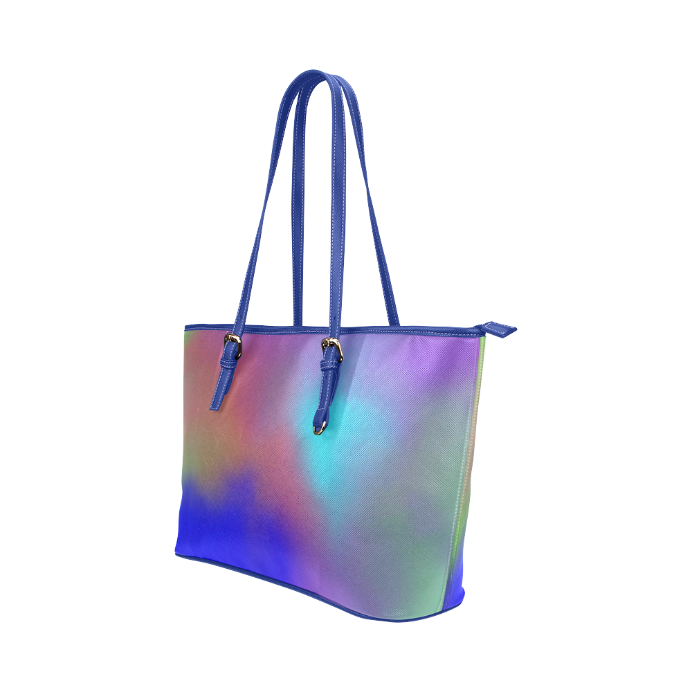 SPACE DUST Leather Tote Bag/Large (Model 1651)