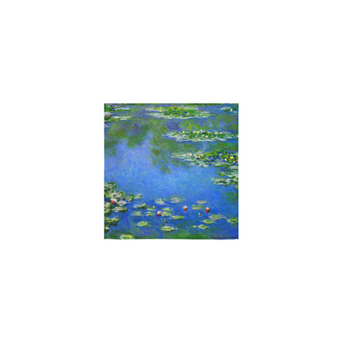 Claude Monet Water Lilies 1906 Floral Fine Art Square Towel 13“x13”