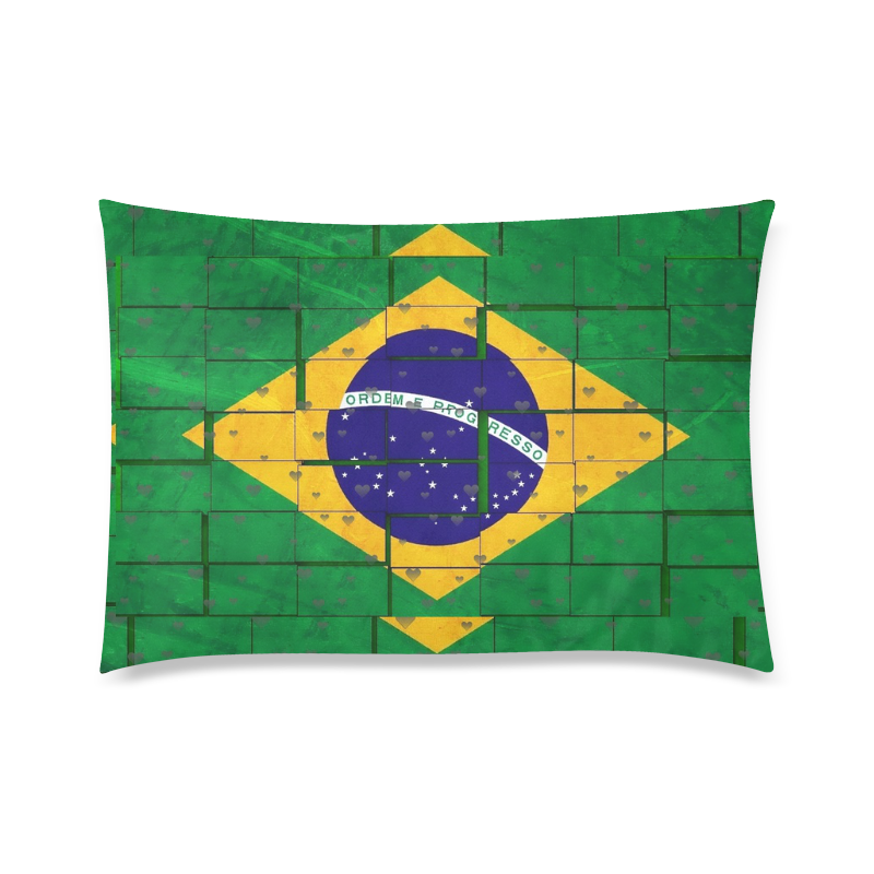 Brasil by Nico Bielow Custom Zippered Pillow Case 20"x30" (one side)