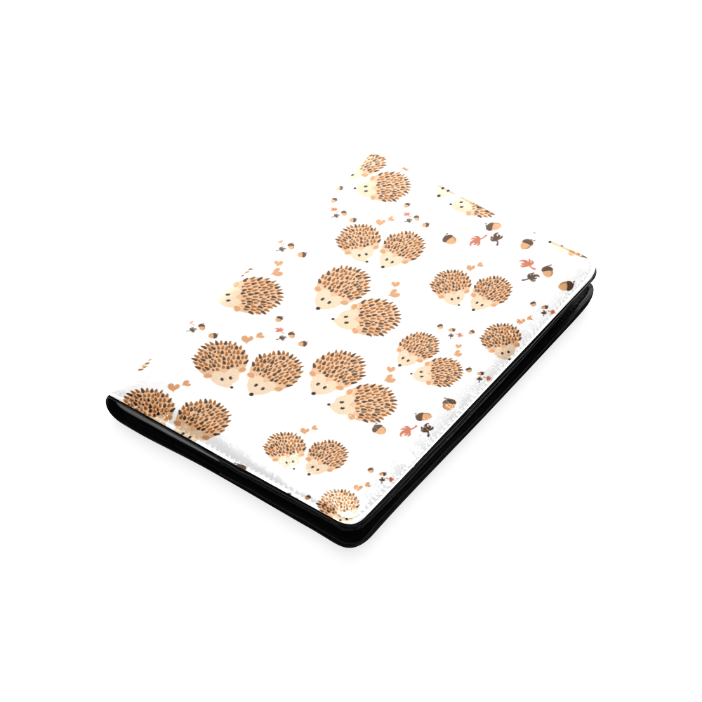 Hedgehogs in autumn Custom NoteBook A5