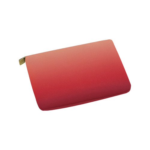 Red Ombre Graduated Colors Carry-All Pouch 9.5''x6''