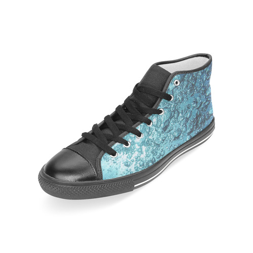 under water 1 Women's Classic High Top Canvas Shoes (Model 017)