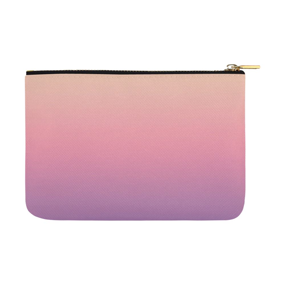 Pink Pastels Ombre Graduated Colors Carry-All Pouch 12.5''x8.5''