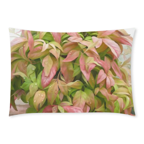 Pot full of colors, watercolors Custom Rectangle Pillow Case 20x30 (One Side)