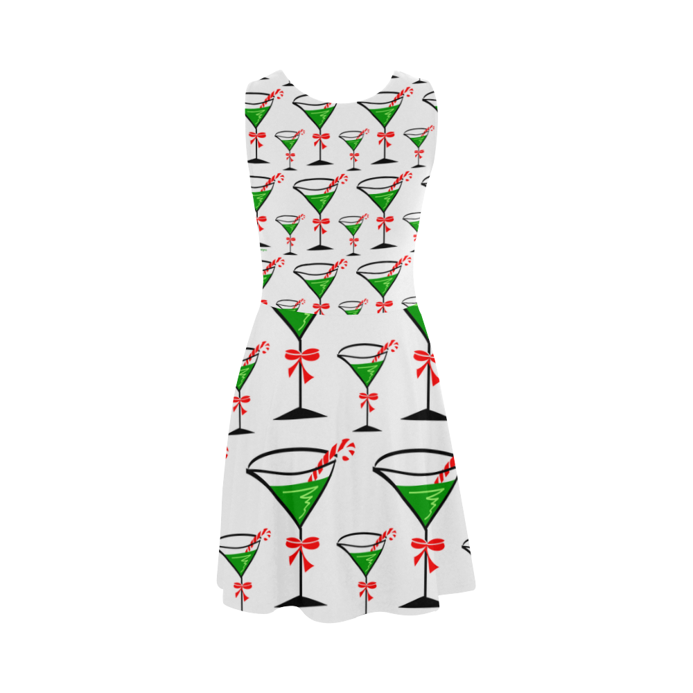 Holiday Candy Cane Martini Atalanta Sundress (Model D04)