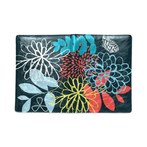 Colorful Abstract Flowers Butterfly Floral Custom NoteBook B5