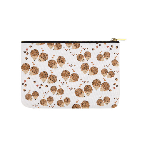 Hedgehogs in autumn Carry-All Pouch 9.5''x6''