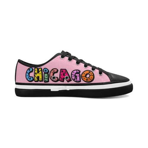 Chicago by Popart Lover Women's Canvas Zipper Shoes/Large Size (Model 001)