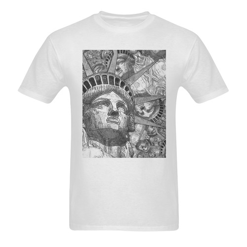 Liberty 20161103 Men's T-Shirt in USA Size (Two Sides Printing)