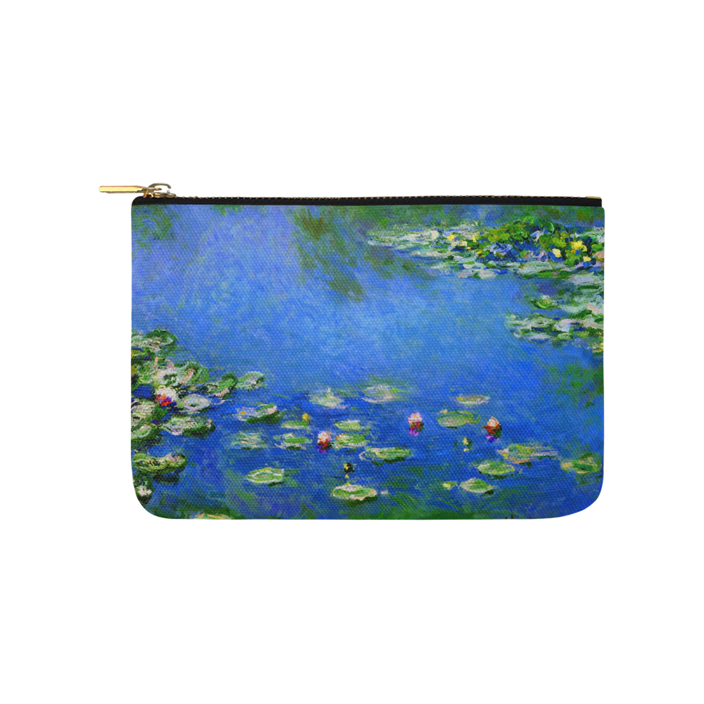 Monet Water Lilies 1906 Floral Fine Art Carry-All Pouch 9.5''x6''