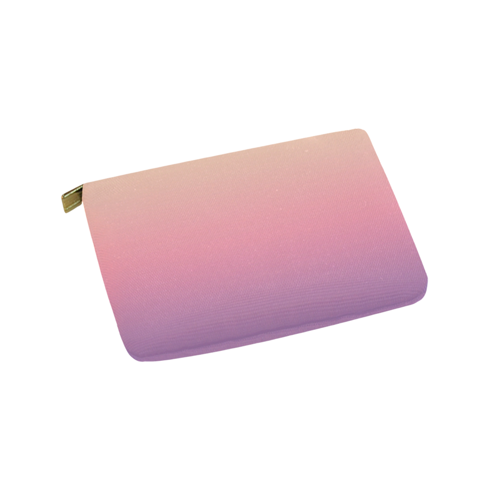 Pink Pastels Ombre Graduated Colors Carry-All Pouch 9.5''x6''