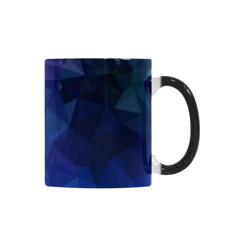 New! Purple designers geometric Mug in atelier. Fashion collection 2016 Custom Morphing Mug