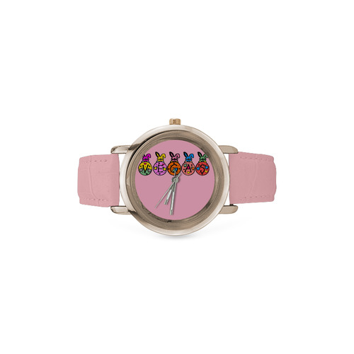 Vegas by Popart Lover Women's Rose Gold Leather Strap Watch(Model 201)
