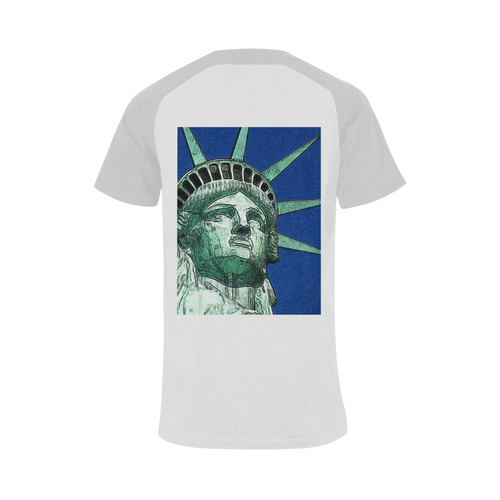 Liberty 20161101 Men's Raglan T-shirt Big Size (USA Size) (Model T11)