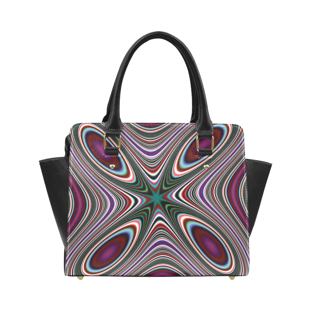 Abstract Art Classic Shoulder Handbag (Model 1653) | ID: D1038003