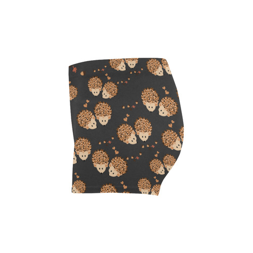 Hedgehogs in autumn Briseis Skinny Shorts (Model L04)