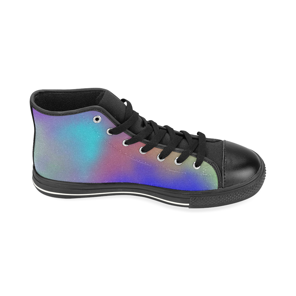 SPACE DUST High Top Canvas Women's Shoes/Large Size (Model 017)