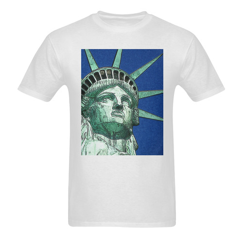Liberty 20161101 Men's T-Shirt in USA Size (Two Sides Printing)