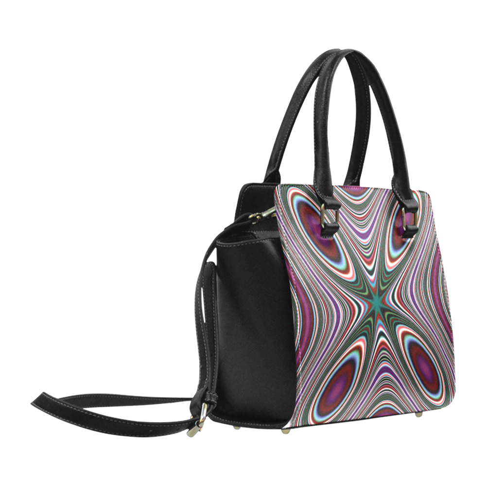 Abstract Art Classic Shoulder Handbag (Model 1653) | ID: D1038003