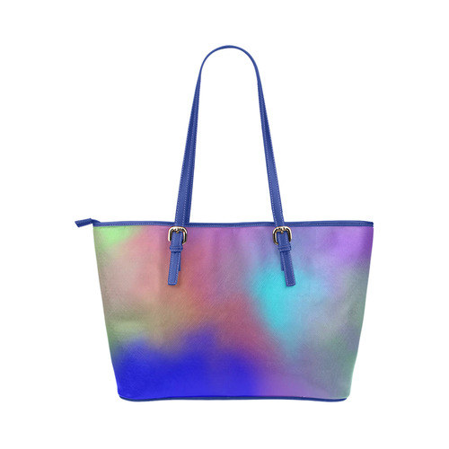 SPACE DUST Leather Tote Bag/Large (Model 1651)