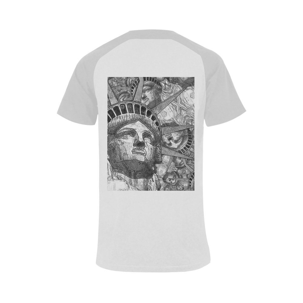 Liberty 20161103 Men's Raglan T-shirt Big Size (USA Size) (Model T11)