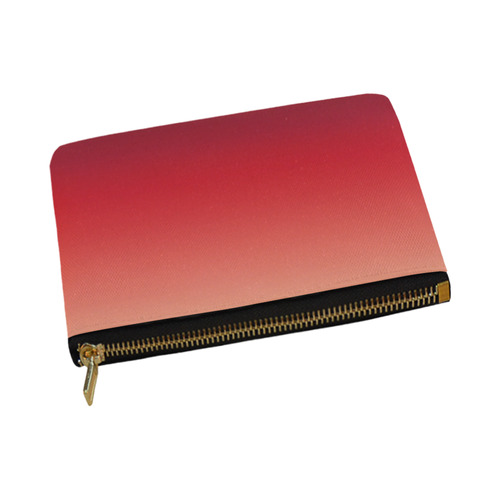 Red Ombre Graduated Colors Carry-All Pouch 12.5''x8.5''