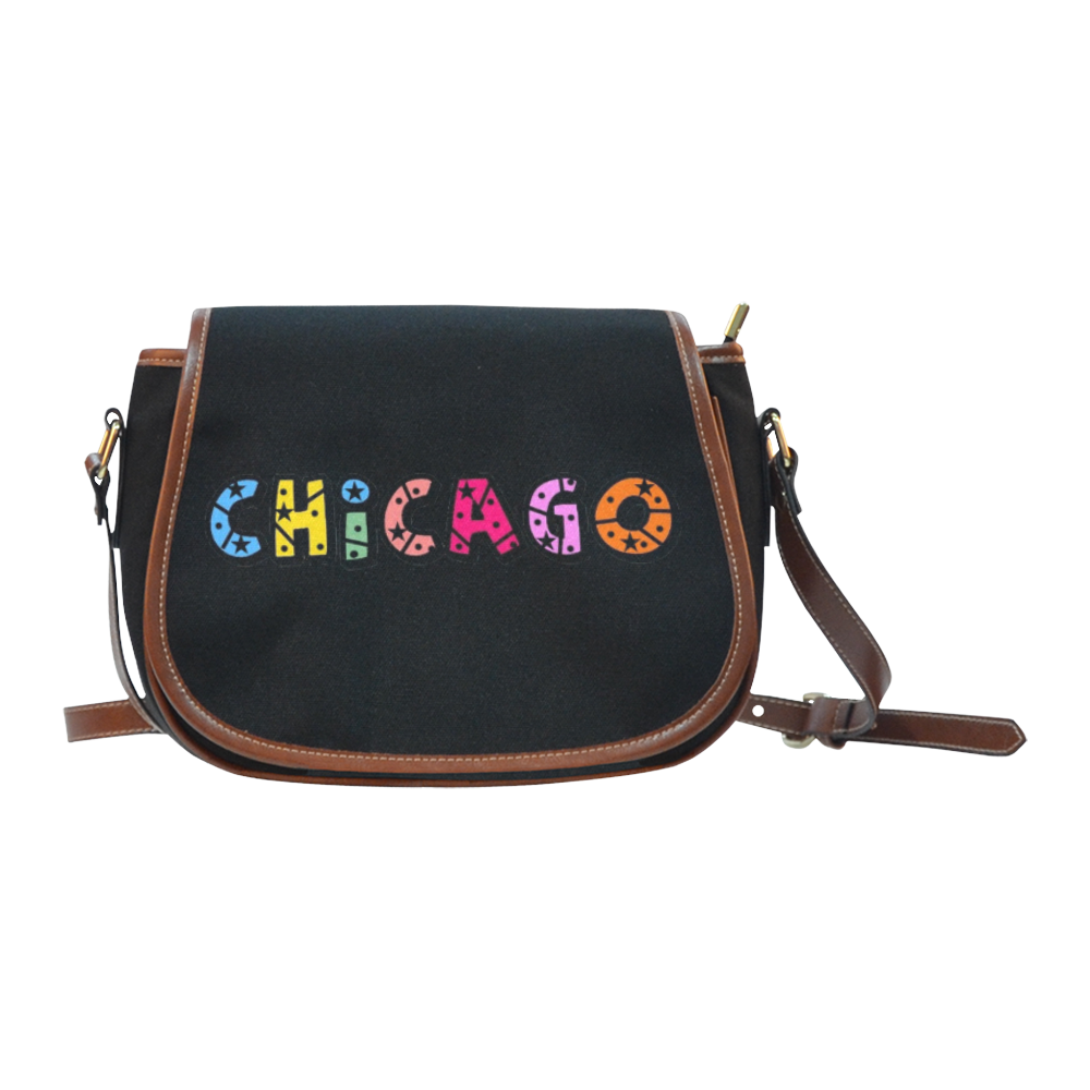 Chicago by Popart Lover Saddle Bag/Large (Model 1649)