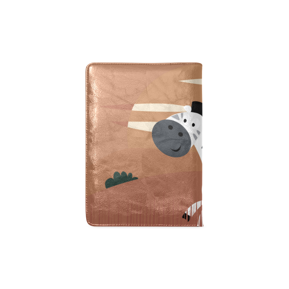 New! Notebook with hand-drawn Zebra / Brown safari edition 2016 Custom NoteBook A5
