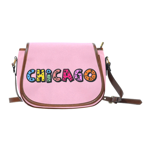 Chicago by Popart Lover Saddle Bag/Large (Model 1649)