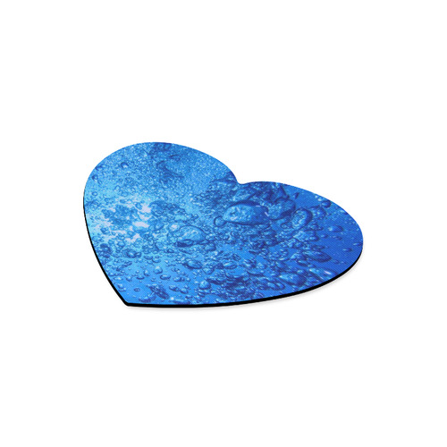 under water 2 Heart-shaped Mousepad