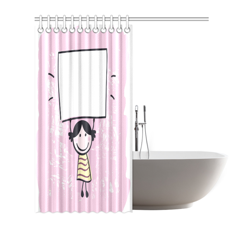New designers Art on bathroom towel / Exclusive edition Shower Curtain 72"x72"
