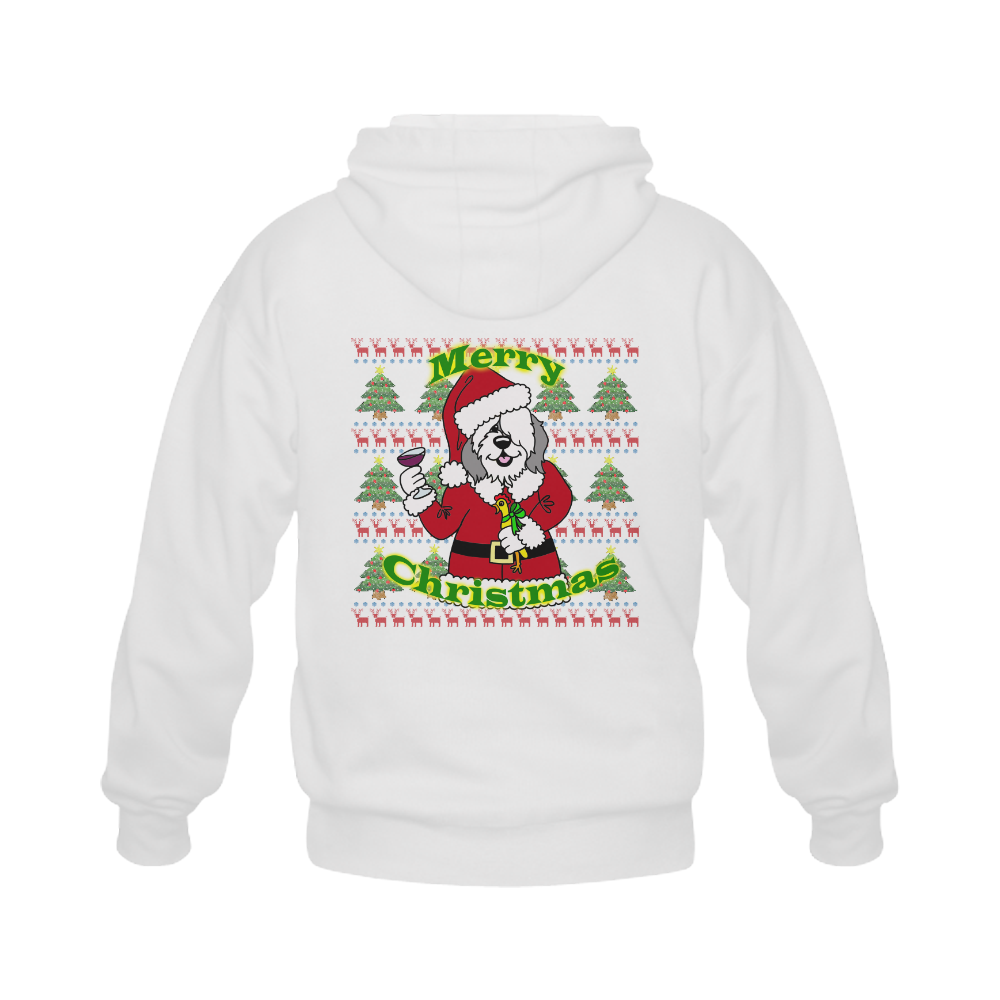 Merry Christmas! Gildan Full Zip Hooded Sweatshirt (Model H02)