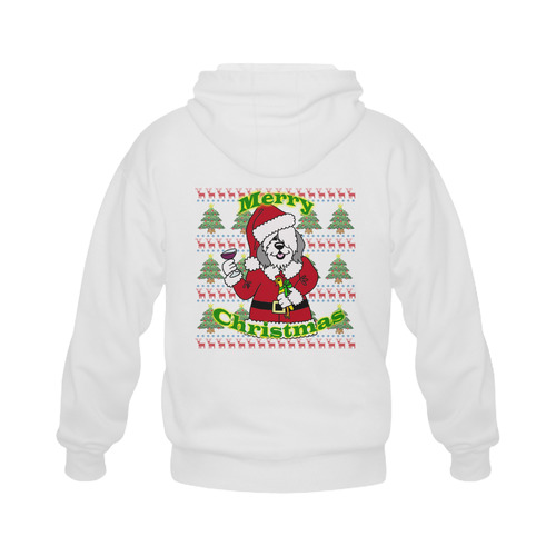 Merry Christmas! Gildan Full Zip Hooded Sweatshirt (Model H02)