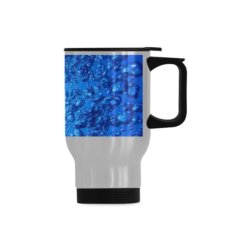 under water 2 Travel Mug (Silver) (14 Oz)