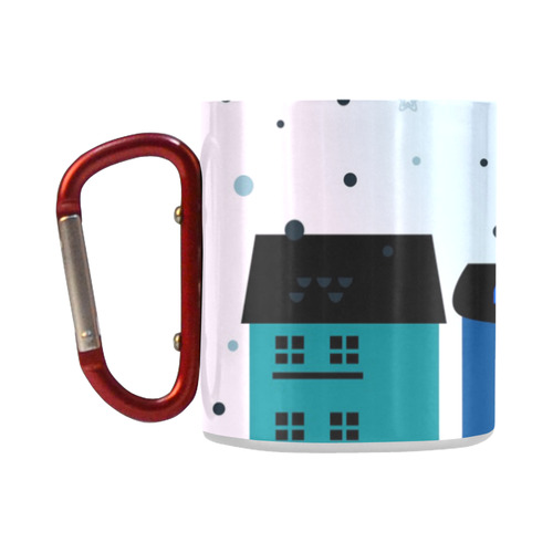 New in shop : Designers houses Mug / with snowing Christmas Art Classic Insulated Mug(10.3OZ)