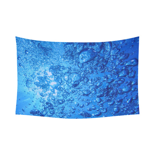 under water 2 Cotton Linen Wall Tapestry 90"x 60"